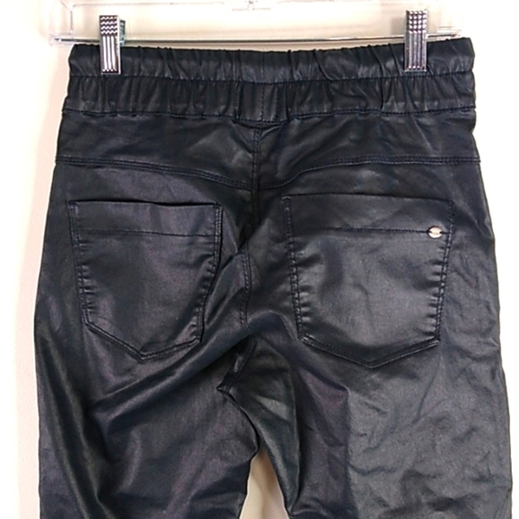 Bevy Flog - Blue/Black Elastic Waist Pant - Size 25 - Picture 4 of 7